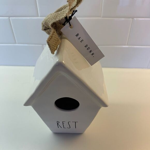 Rae Dunn Rest Birdhouse - New - Picture 3 of 6